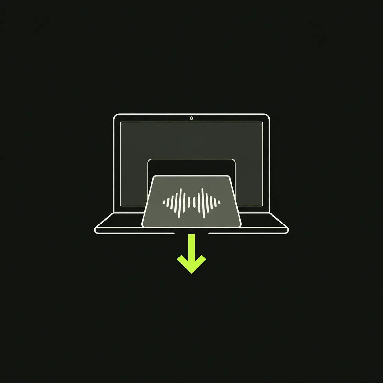 レッスンの音声を取り出す